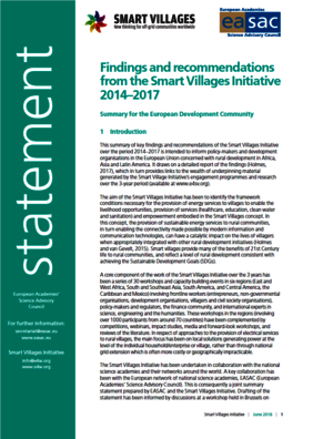 Smart Villages Statement Cover