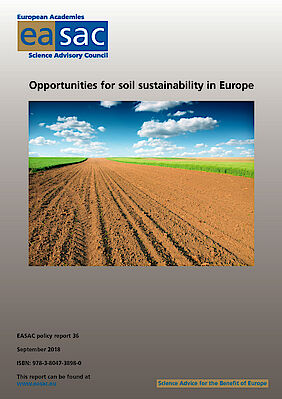 EASAC report Soils cover